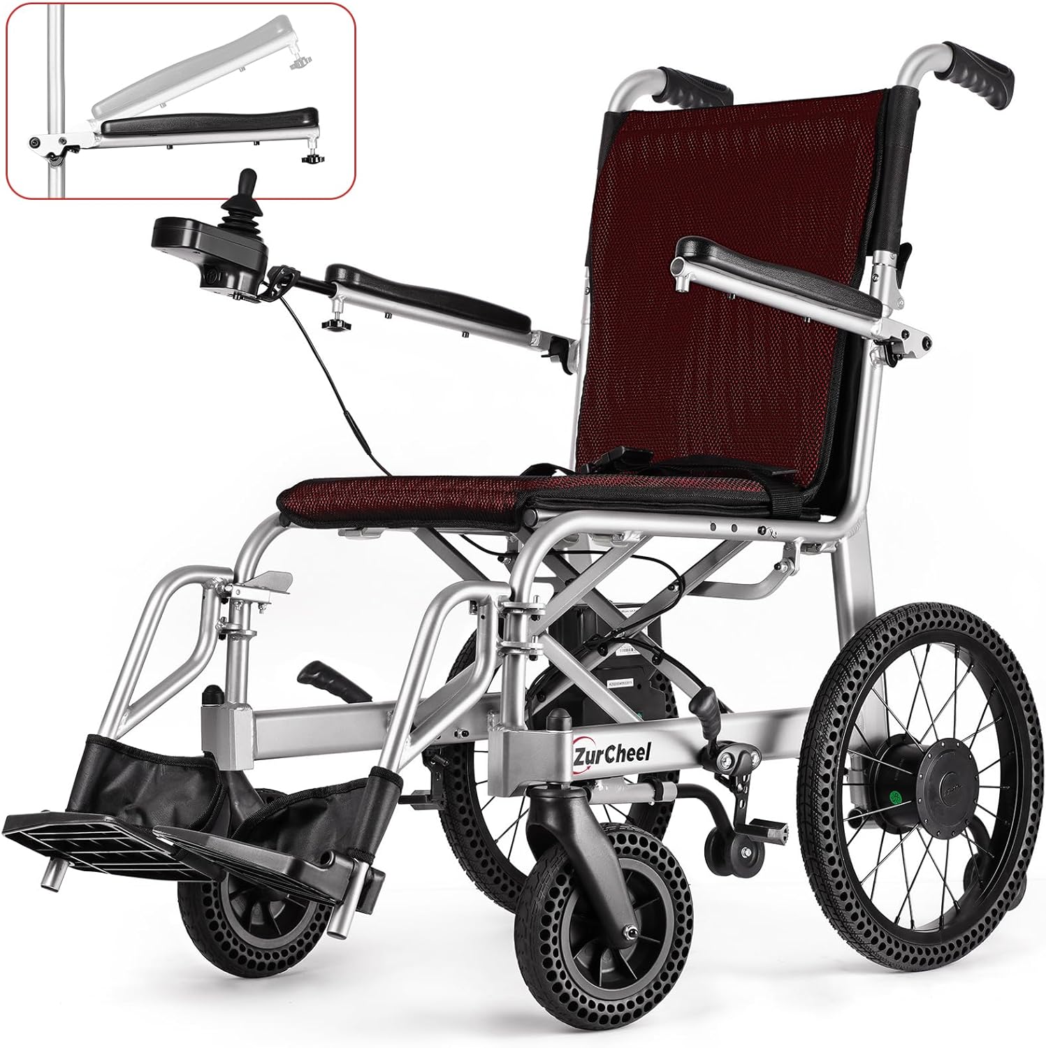 縄 ZINGER 電動車椅子 ZR-10-AF ライムグリーン 電動車椅子 - ZR-10.1 - Zinger Chair - 屋内用 / 折りたたみ式